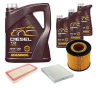 DENCKERMANN Controllo Set MANNOL Diesel TDI 5W-30 8L Per VW Touareg 4.2 V8