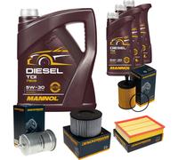 DENCKERMANN Controllo Set MANNOL Diesel TDI 5W-30 8L Per VW Transporter IV