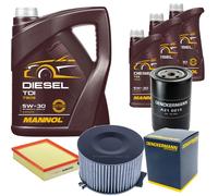 DENCKERMANN Controllo Set MANNOL Diesel TDI 5W-30 8L Per VW Transporter IV