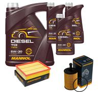 DENCKERMANN Controllo Set MANNOL Diesel TDI 5W-30 8L Per VW Transporter IV
