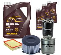 DENCKERMANN Controllo Set MANNOL Diesel TDI 5W-30 8L Per VW Transporter IV