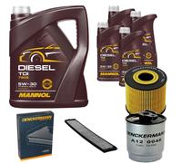 DENCKERMANN Controllo Set MANNOL Diesel TDI 5W-30 9L Per BMW 3er Touring