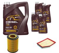 DENCKERMANN Controllo Set MANNOL Diesel TDI 5W-30 9L Per BMW 5 Serie 520I 525I