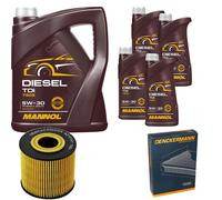 DENCKERMANN Controllo Set MANNOL Diesel TDI 5W-30 9L Per BMW 5er Touring