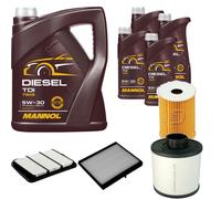 DENCKERMANN Controllo Set MANNOL Diesel TDI 5W-30 9L Per Chevrolet Nubira