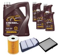DENCKERMANN Controllo Set MANNOL Diesel TDI 5W-30 9L Per Chevrolet Nubira