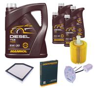 DENCKERMANN Controllo Set MANNOL Diesel TDI 5W-30 9L Per Lexus IS III 250