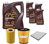 DENCKERMANN Controllo Set MANNOL Diesel TDI 5W-30 9L Per Mercedes E-Klasse