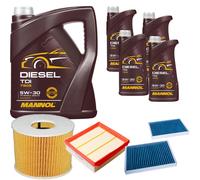 DENCKERMANN Controllo Set MANNOL Diesel TDI 5W-30 9L Per Mercedes S-Klasse