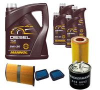 DENCKERMANN Controllo Set MANNOL Diesel TDI 5W-30 9L Per Mercedes S-Klasse