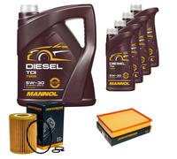 DENCKERMANN Controllo Set MANNOL Diesel TDI 5W-30 9L Per Mercedes Sprinter