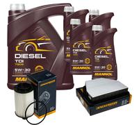 DENCKERMANN Controllo Set MANNOL Diesel TDI 5W-30 9L Per Opel Antara 2.2
