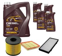 DENCKERMANN Controllo Set MANNOL Diesel TDI 5W-30 9L Per Renault Trafic II