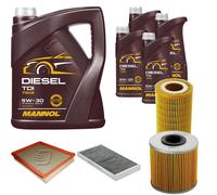 DENCKERMANN Controllo Set MANNOL Diesel TDI 5W-30 9L Per Saab 9-3 2.2 TiD