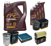 DENCKERMANN Controllo Set MANNOL Diesel TDI 5W-30 9L Per Toyota Hiace IV Bus