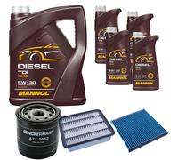 DENCKERMANN Controllo Set MANNOL Diesel TDI 5W-30 9L Per Toyota Land Cruiser