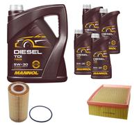DENCKERMANN Controllo Set MANNOL Diesel TDI 5W-30 9L Per VW Amarok 3.0
