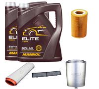 DENCKERMANN Controllo Set MANNOL Elite 5W-40 10L Per BMW 3er Touring 325d