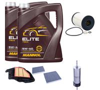DENCKERMANN Controllo Set MANNOL Elite 5W-40 10L Per BMW 6 Gran Coupe 650i