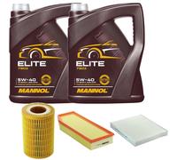 DENCKERMANN Controllo Set MANNOL Elite 5W-40 10L Per Mercedes-Benz G-Klasse