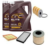 DENCKERMANN Controllo Set MANNOL Elite 5W-40 10L Per Renault Trafic II Bus