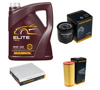 DENCKERMANN Controllo Set MANNOL Elite 5W-40 5L Per Audi A2 1.4 1.6 FSI