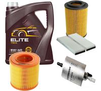 DENCKERMANN Controllo Set MANNOL Elite 5W-40 5L Per Audi A6 2.0 TFSI