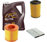 DENCKERMANN Controllo Set MANNOL Elite 5W-40 5L Per Audi A6 2.0 TFSI