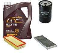 DENCKERMANN Controllo Set MANNOL Elite 5W-40 5L Per Audi Cabriolet 2.3 E 80