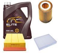 Denckermann Controllo Set mannol Elite 5W-40 5L per BMW 1er 114i 116i 3er
