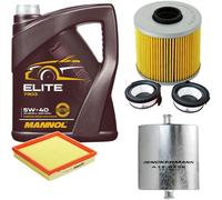 DENCKERMANN Controllo Set MANNOL Elite 5W-40 5L Per BMW 3er Compact 316i