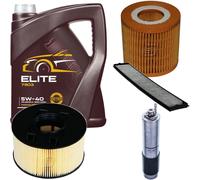 Denckermann Controllo Set mannol Elite 5W-40 5L per BMW 3er Compatto 316