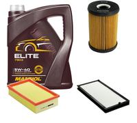 DENCKERMANN Controllo Set MANNOL Elite 5W-40 5L Per BMW 5er Touring 518g