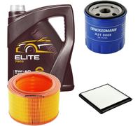 DENCKERMANN Controllo Set MANNOL Elite 5W-40 5L Per Citroën Berlingo Kasten