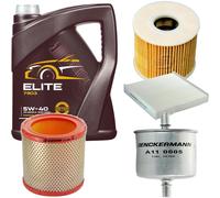 DENCKERMANN Controllo Set MANNOL Elite 5W-40 5L Per Citroën Berlingo Kasten
