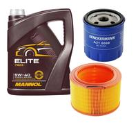DENCKERMANN Controllo Set MANNOL Elite 5W-40 5L Per Citroën Berlingo Kasten
