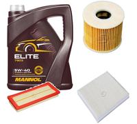 Denckermann Controllo Set mannol Elite 5W-40 5L per Citroën Nemo Familiare 1.4