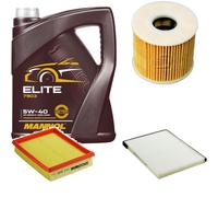 DENCKERMANN Controllo Set MANNOL Elite 5W-40 5L Per Citroën Xsara 1.6 16V