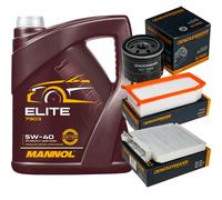 DENCKERMANN Controllo Set MANNOL Elite 5W-40 5L Per Dacia Duster