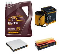 Denckermann Controllo Set mannol Elite 5W-40 5L per Fiat Grande Punto 1.3 D