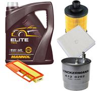 Denckermann Controllo Set mannol Elite 5W-40 5L per Fiat Linea 1.3 D