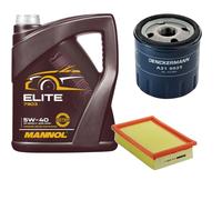 DENCKERMANN Controllo Set MANNOL Elite 5W-40 5L Per Fiat Marea Weekend 1.9