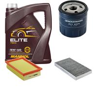 DENCKERMANN Controllo Set MANNOL Elite 5W-40 5L Per Fiat Marea Weekend 1.9