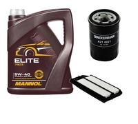 DENCKERMANN Controllo Set MANNOL Elite 5W-40 5L Per Honda Accord VII 2.0 2.4