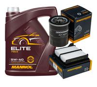 DENCKERMANN Controllo Set MANNOL Elite 5W-40 5L Per Honda Jazz III 1.3I 1.2