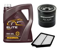 Denckermann Controllo Set mannol Elite 5W-40 5L per Hyundai Matrice 1.6