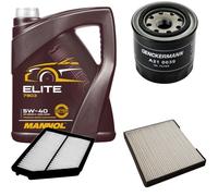 Denckermann Controllo Set mannol Elite 5W-40 5L per Hyundai Matrice Di 1.6