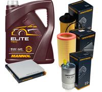DENCKERMANN Controllo Set MANNOL Elite 5W-40 5L Per Lancia Delta III 1.9 D