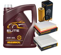 DENCKERMANN Controllo Set MANNOL Elite 5W-40 5L Per MINI Mini One BMW X1 2