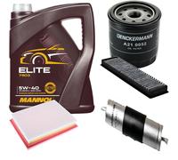 DENCKERMANN Controllo Set MANNOL Elite 5W-40 5L Per MINI Mini One D